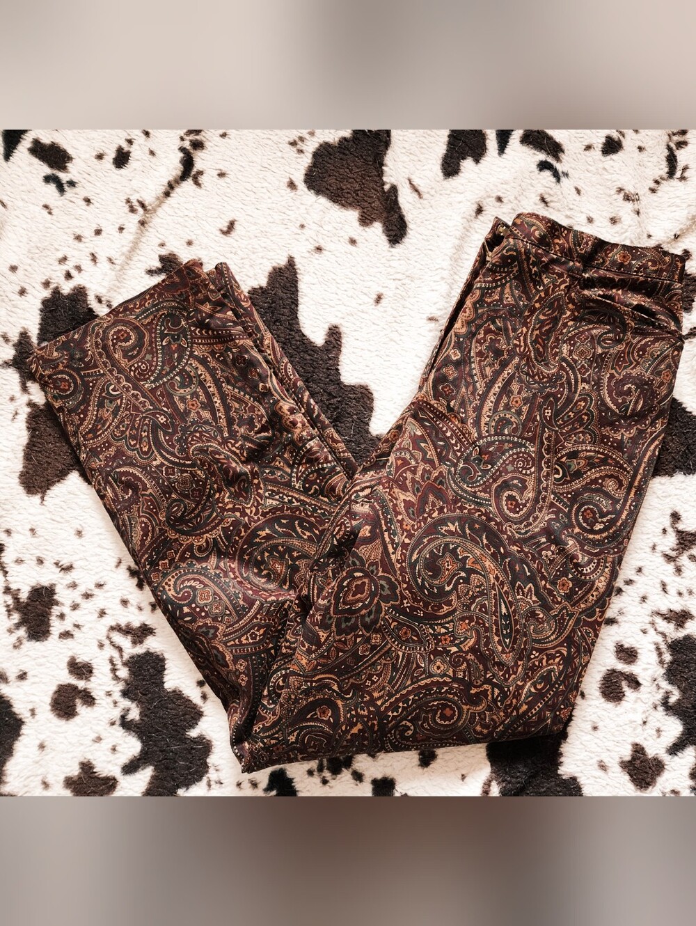 "JONES NEW YORK" WOMEN'S 80'S/90'S PANTS - BROWN